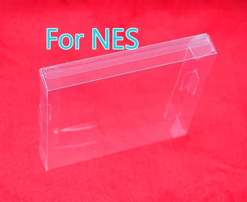 1PC באיכות גבוהה שקוף פלסטיק לחיות מחמד משחק כרטיס מגן מקרה עבור NES מחסנית המשחק תיבות החלפה