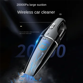 20000Pa אלחוטי נייד שואב אבק לרכב שואב אבק ניקוי אוטומטי הביתה כף יד ואקום ניקוי חזקים
