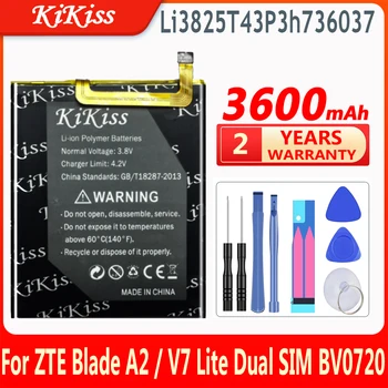 3600mAh סוללה בקיבולת גבוהה Li3825T43P3h736037 הסוללה של הטלפון עבור ZTE Blade A2 להב V7 Lite Dual SIM BV0720