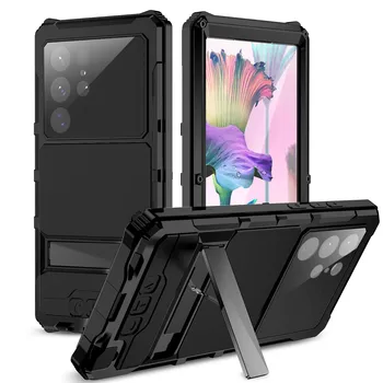 הציונים נגד סתיו שריון טלפון המקרים עבור Samsung Galaxy S23 S22 אולטרה Shockproof לבנות רגלית 360 הגנה זכוכית