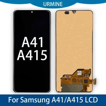 מקורי Super Amoled A41 LCD + מסגרת עבור Samsung Galaxy A41 A415F תצוגת LCD לשרוף-צל מסך מגע דיגיטלית תיקון חלקים